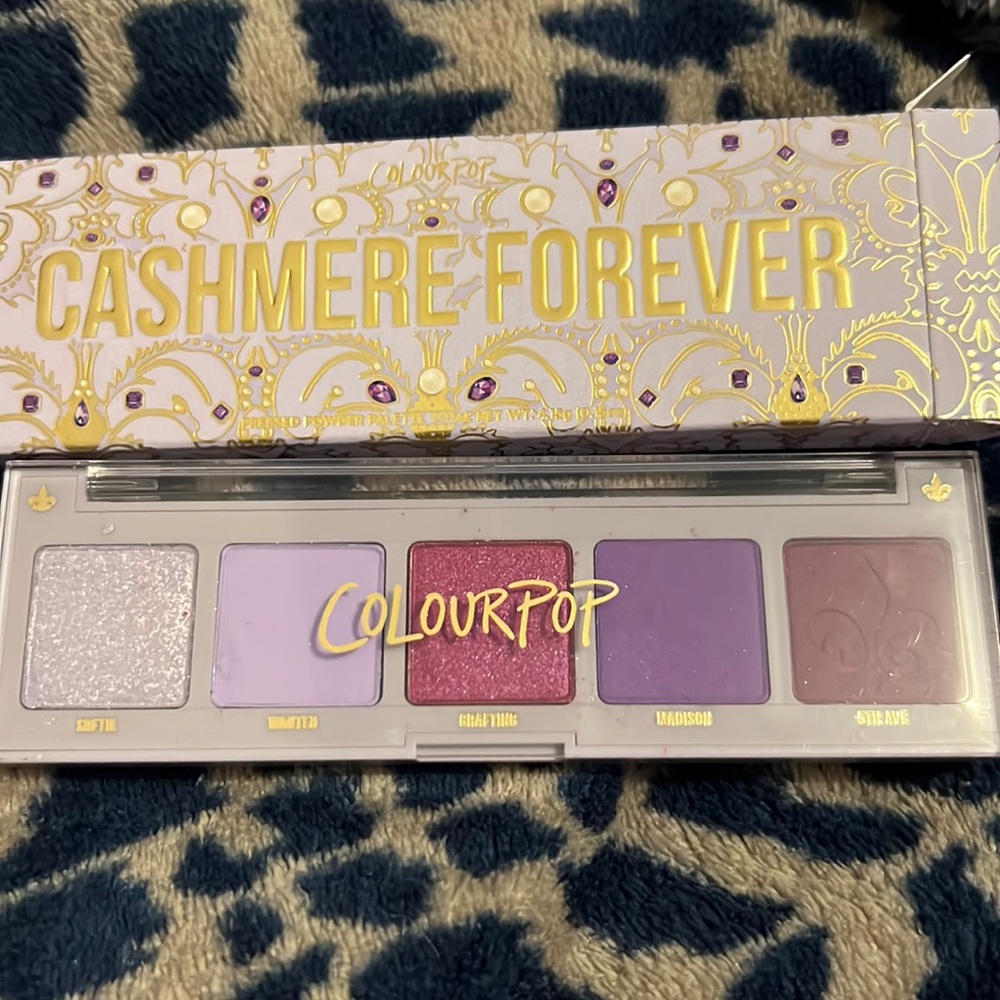 BNIB Colourpop cashmere forever palette